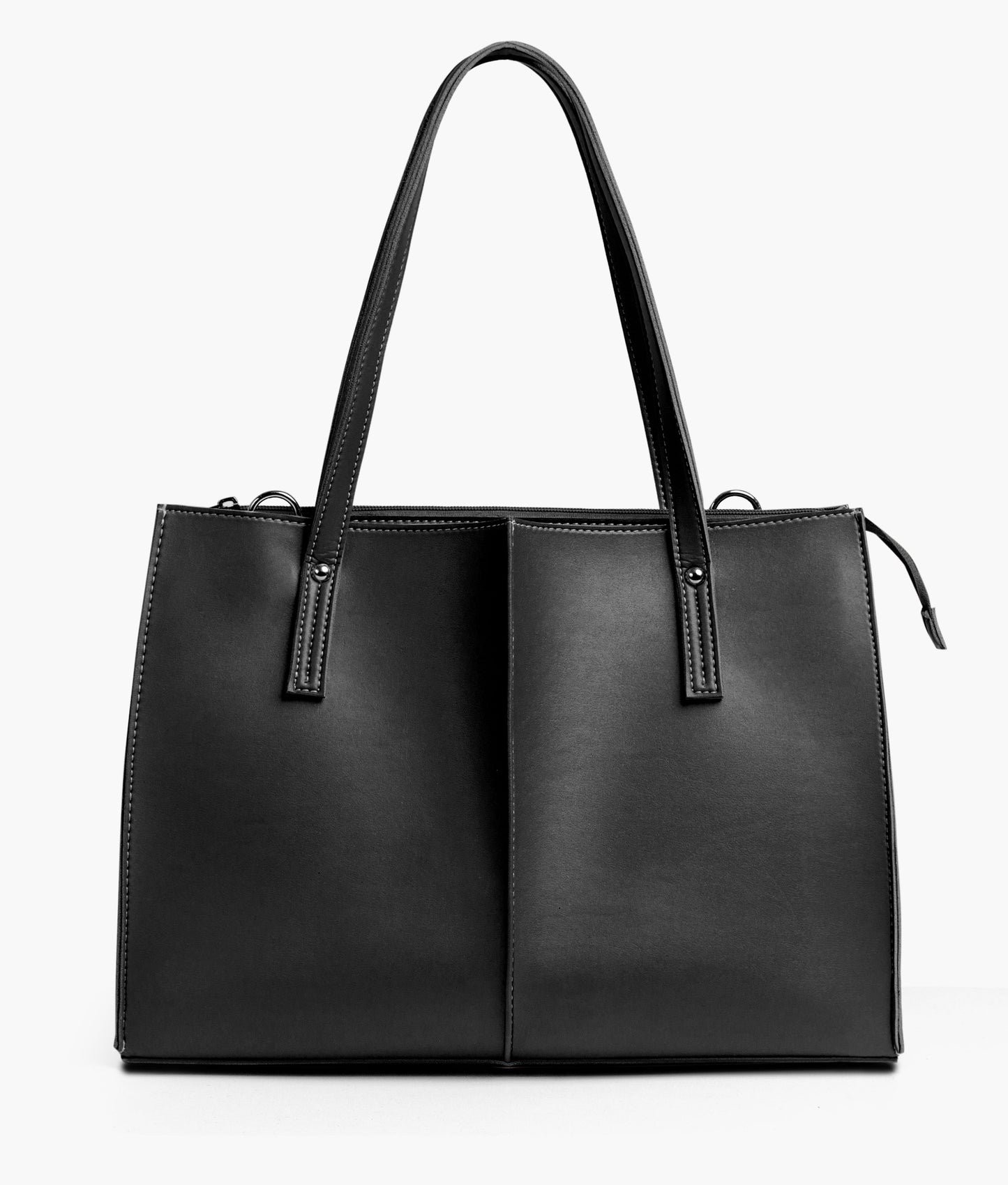 Black work tote bag