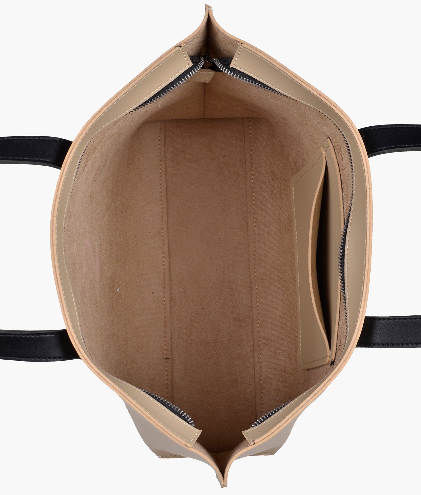 Off-white long handle tote bag