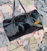 Glossed-Shell Duffle Bag
