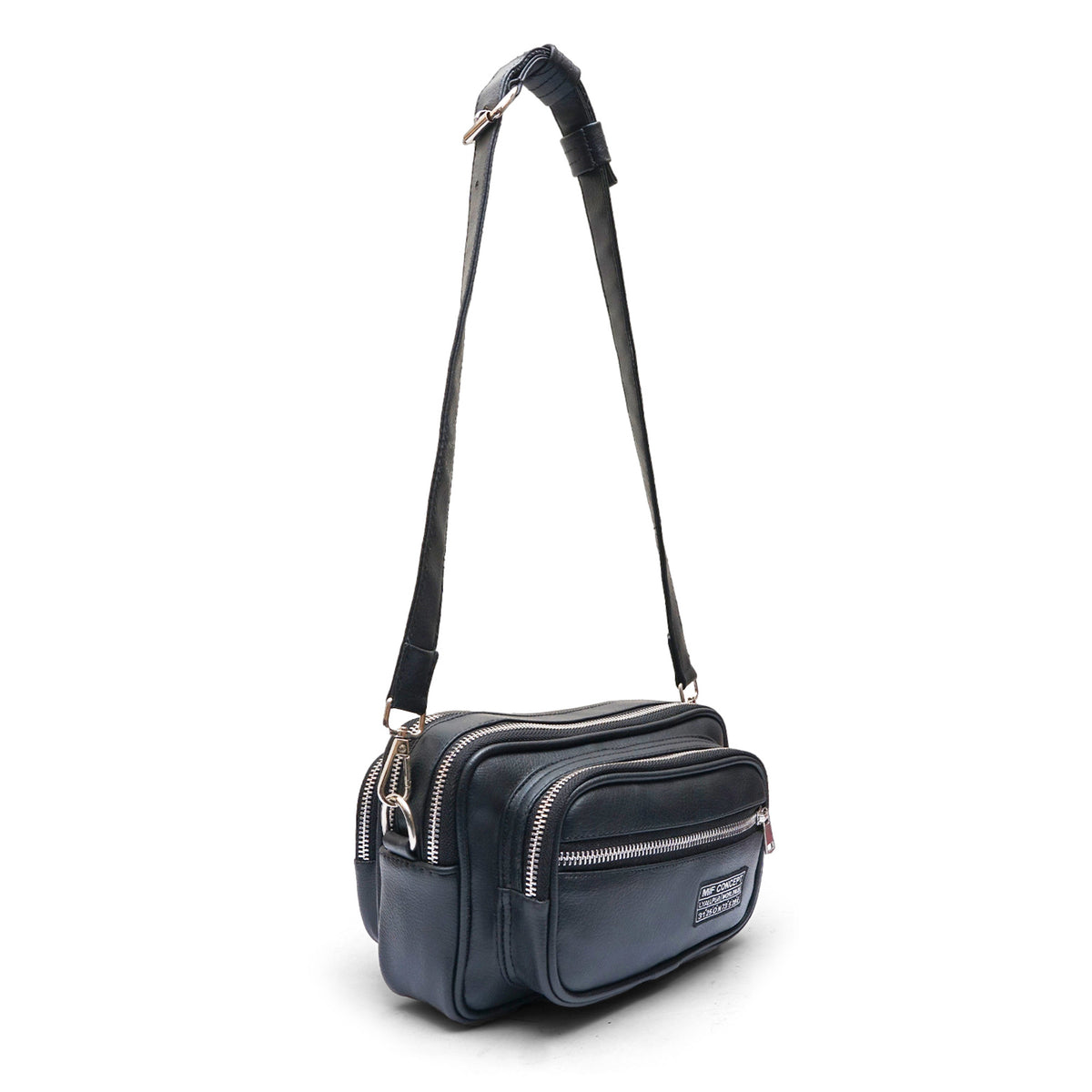 Black Messenger Sling Bag