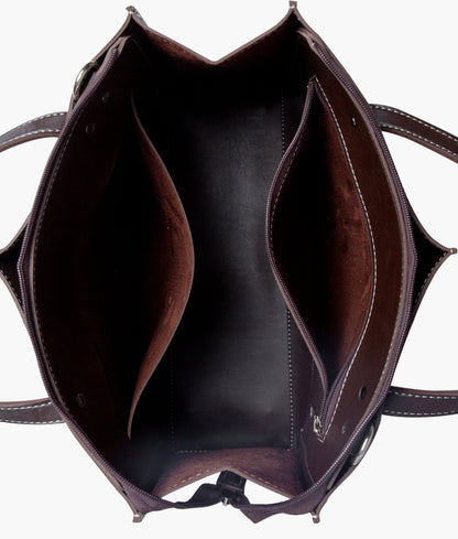 Black work tote bag