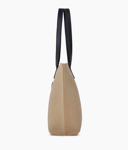 Off-white long handle tote bag
