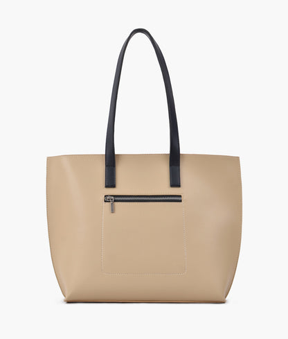 Off-white long handle tote bag