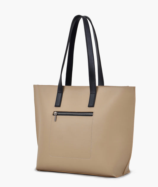 Off-white long handle tote bag