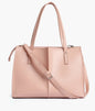 Peach work tote bag