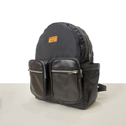 BLACK TRIPPED BACKPACK
