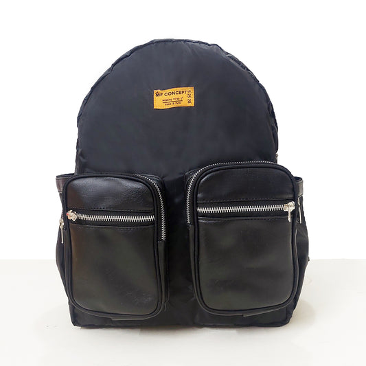 BLACK TRIPPED BACKPACK