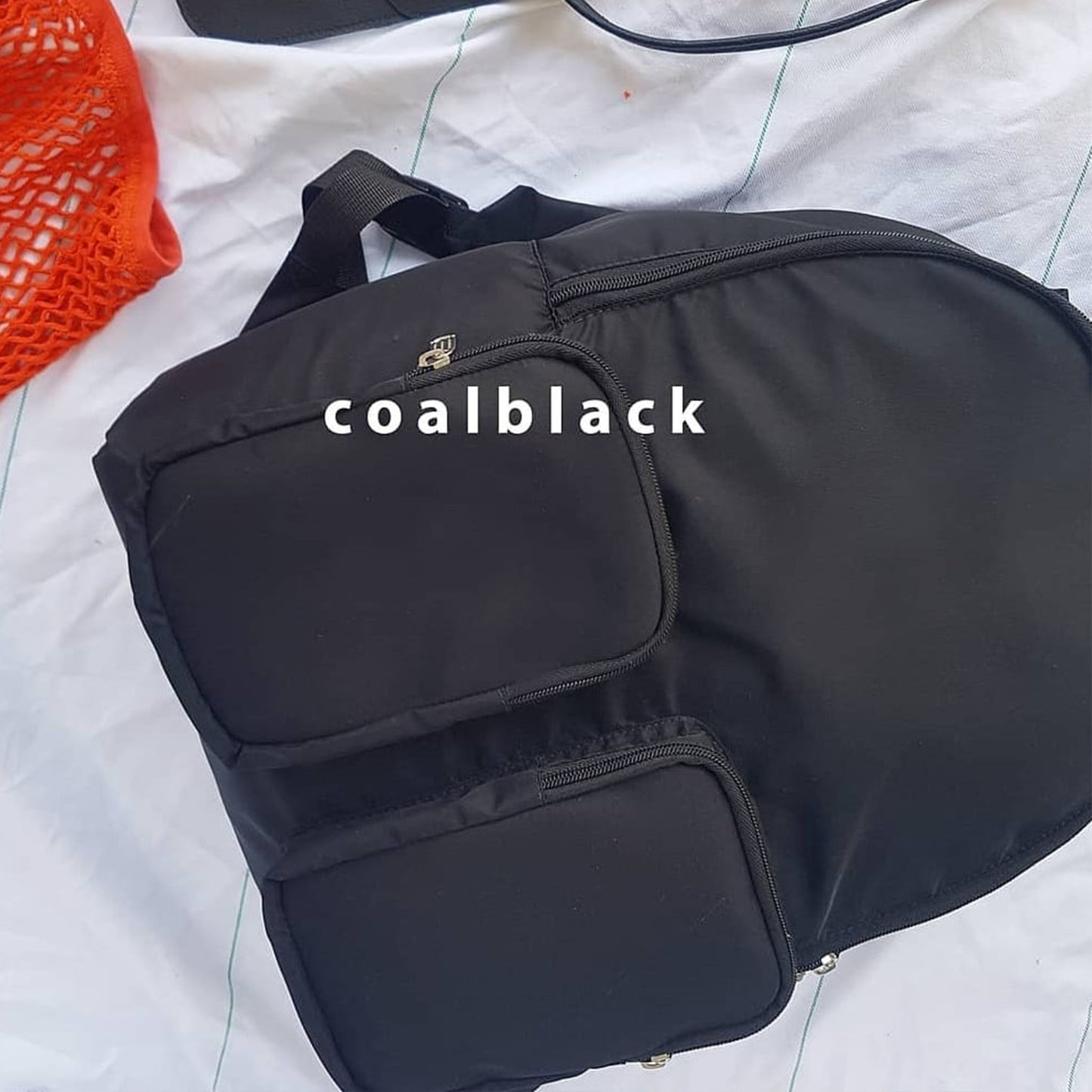 Coal Black Backpack