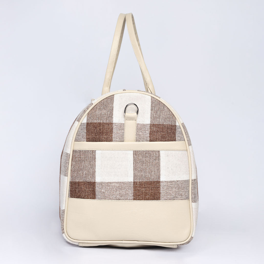 Creem Tartan Check Duffle Bag