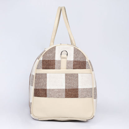 Creem Tartan Check Duffle Bag